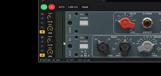 Floating or docked plugin windows
